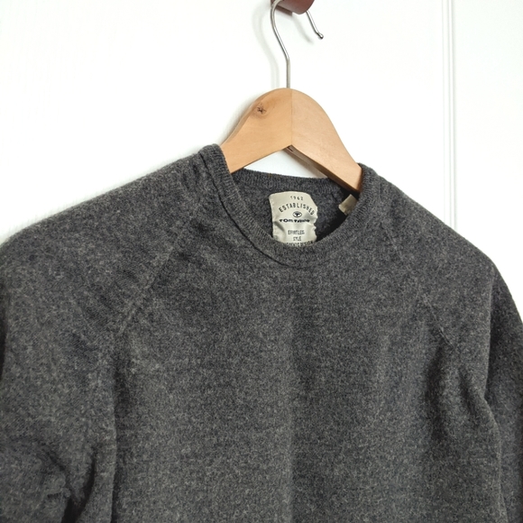 3/$20 Tom Tailor Dark Grey Wool Sweater - Picture 5 of 6